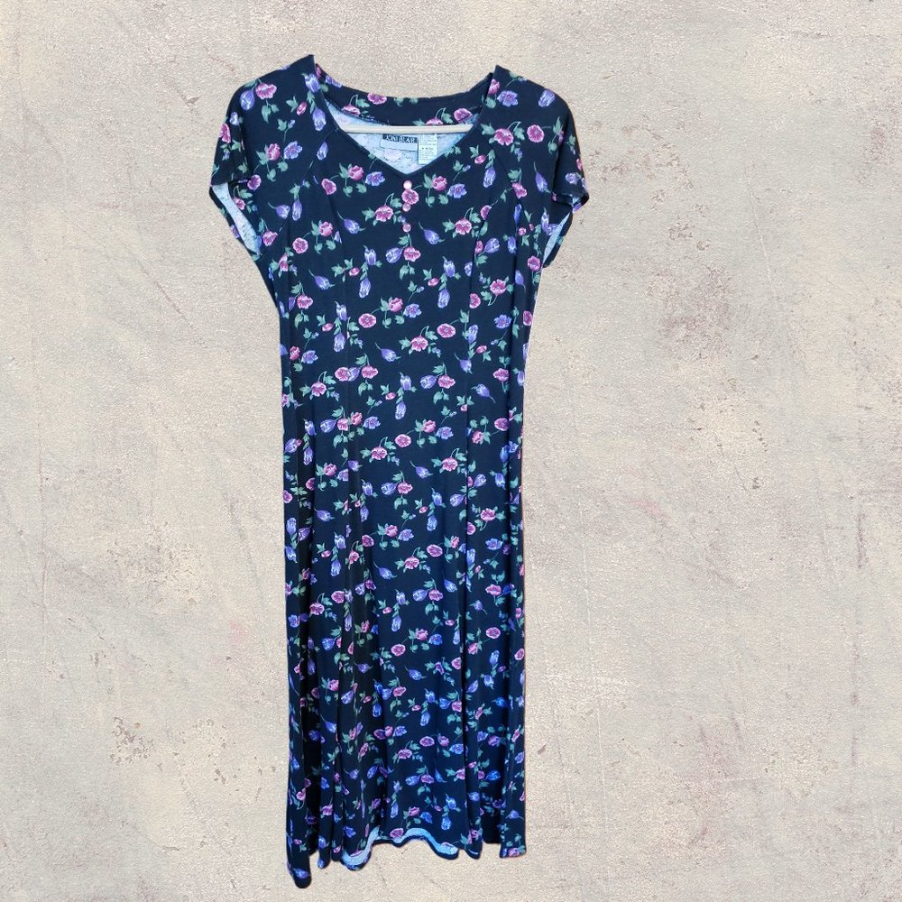 Vintage Joni Blair floral Sheath Dress